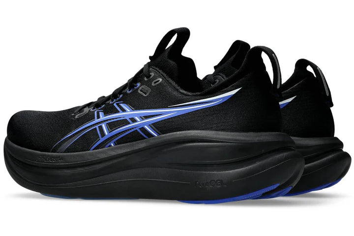 ASICS GEL-NIMBUS 28 para hombre - NEGRO/AZUL NEÓN