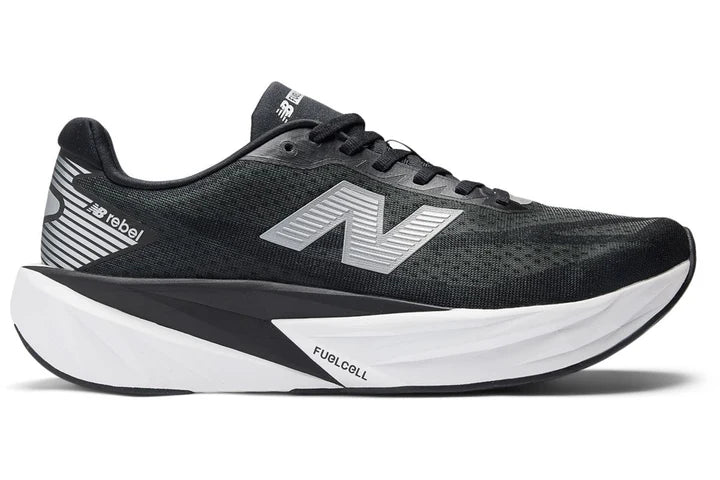New Balance Mens Fuelcell Rebel v5 - Black/ Grey (MFCXLO5)