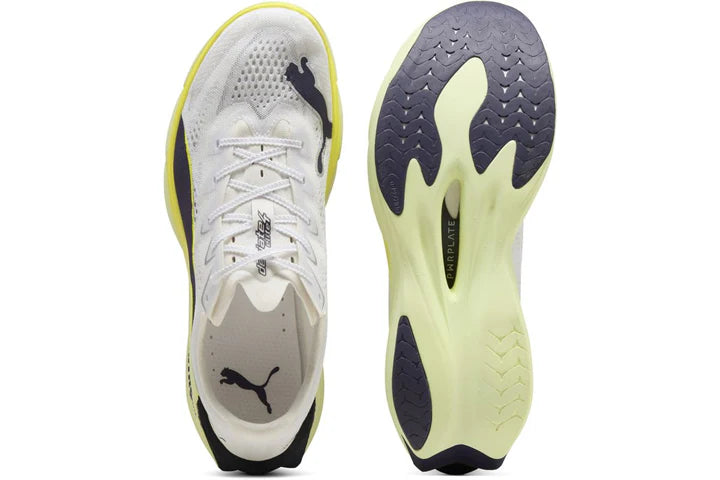 Men's Puma DEVIATE NITRO ELITE 4 - PUMA WHITE-APPLE SPRITZ-LUX LIME
