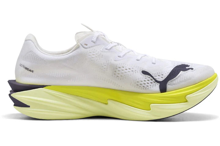 Men's Puma DEVIATE NITRO ELITE 4 - PUMA WHITE-APPLE SPRITZ-LUX LIME