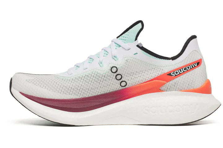 Men's Saucony Endorphin Pro 5 - White Crimson