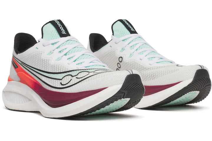 Men's Saucony Endorphin Pro 5 - White Crimson