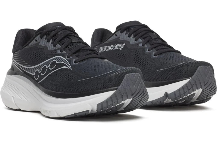 Men's Saucony Guide 19 - Black Silver Extra Wide