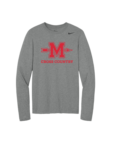 Camiseta de manga larga Nike Team rLegend de Milton Cross Country (NKHQ4550)