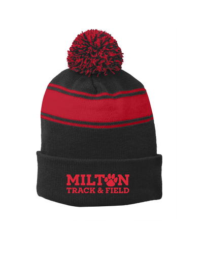 Milton Track and Field- Pom Pom Winter Hat (STC28)