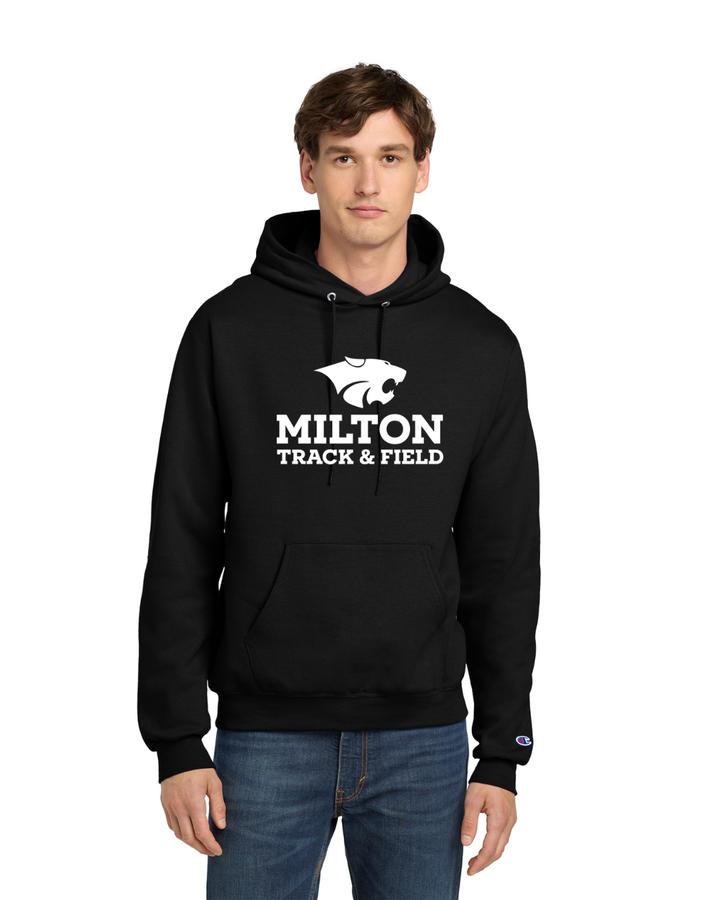Sudadera con capucha Champion® Powerblend® de Milton Track and Field (S700)