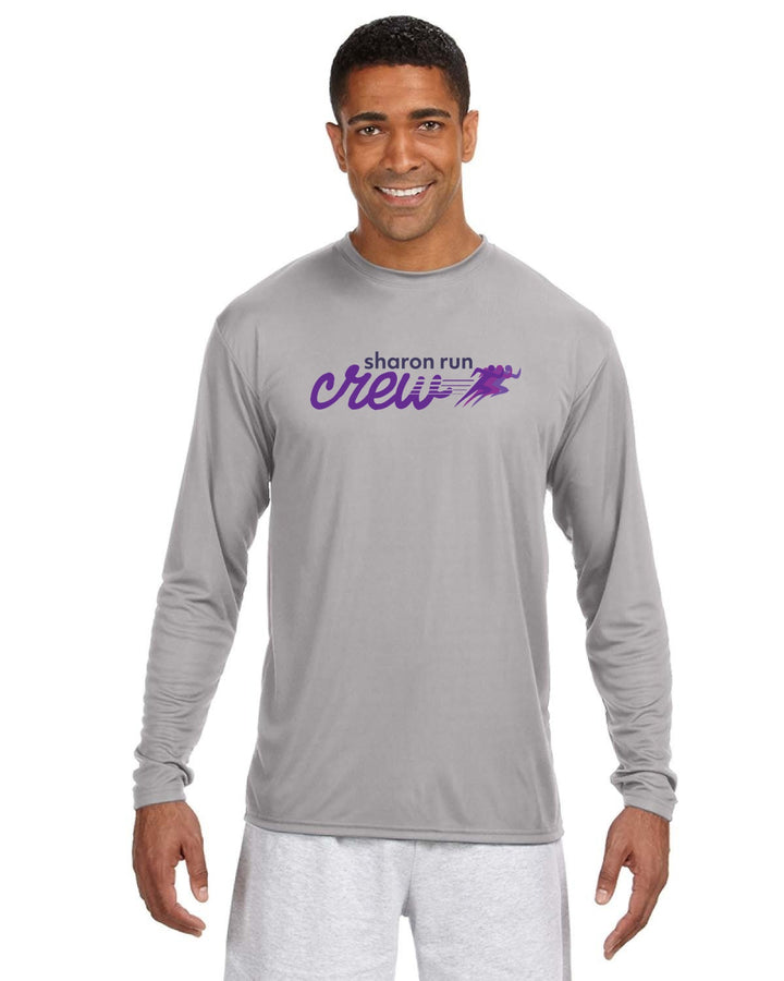 Camiseta de manga larga de rendimiento y enfriamiento para hombre de Scituate Lacrosse (N3165)
