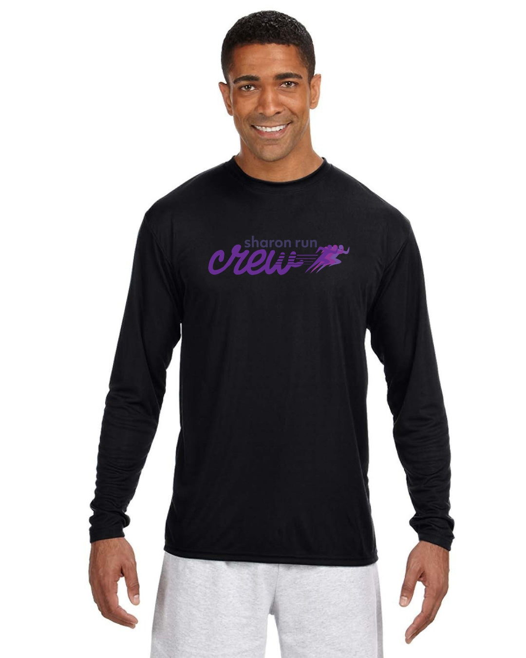 Camiseta de manga larga de rendimiento y enfriamiento para hombre de Scituate Lacrosse (N3165)