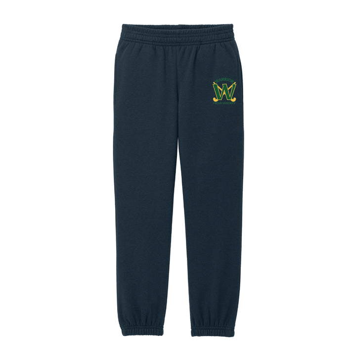 Warrior Field Hockey - Youth Unisex Fleece Sweatpants - Navy (DT6112Y)