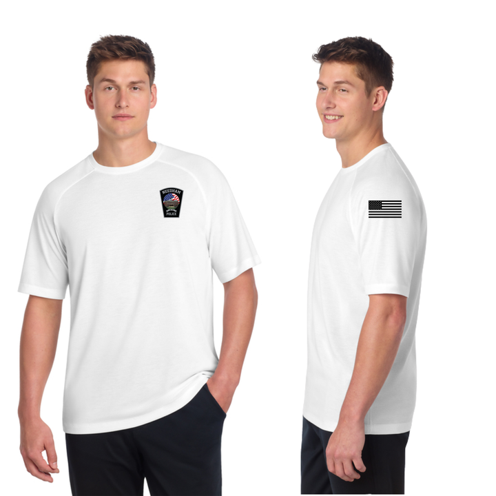 Needham Police - Tri-Blend Wicking Raglan Tee (ST400)