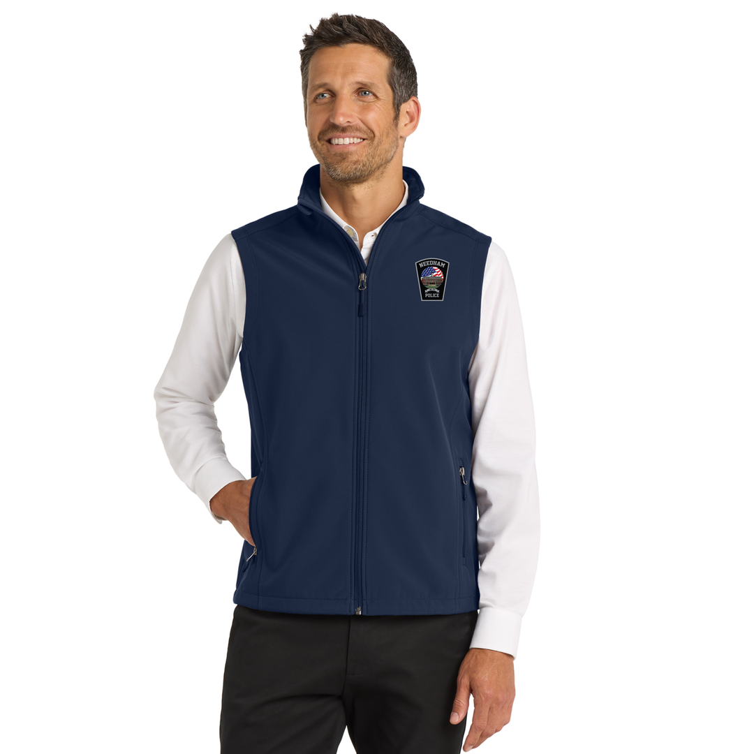Needham Police - Men's Core Soft Shell Vest (J325)