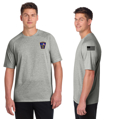 Needham Police - Tri-Blend Wicking Raglan Tee (ST400)