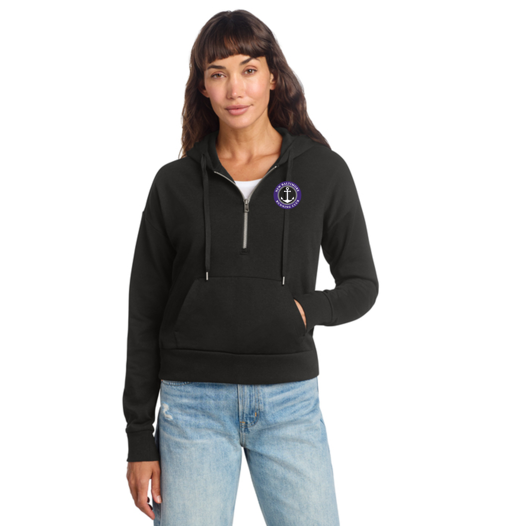 New Baltimore Run Club- Women’s Perfect Tri® Fleece 1/2-Zip Pullover (DT1311)