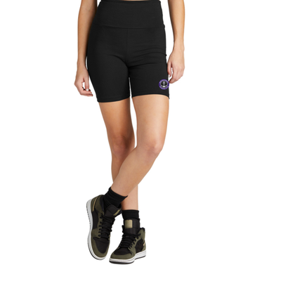 New Baltimore Run Club- Womens Flex High Waist Bike Shorts (DT7509)