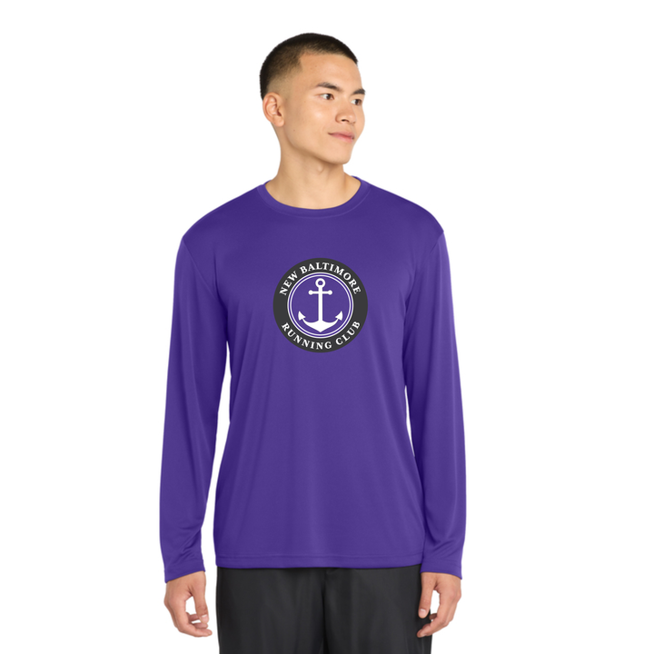 New Baltimore Run Club- Men's Performance Long Sleeve Tee (ST350LS)