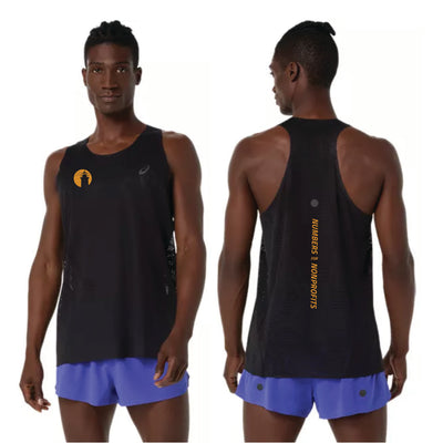 NFNP ASICS Falmouth Road Race 2026 - ASICS Men's Metarun Singlet (2011D508-001) (NFNP-04 LC, NFNP-05 BACK)