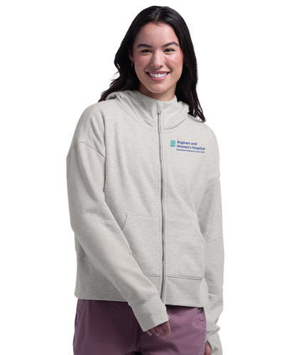 Sudadera con capucha y cremallera completa Willow para mujer de la UCIN del Hospital Brigham de Massachusetts (5629)