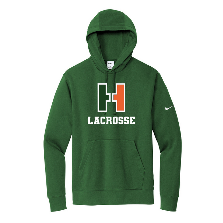 Sudadera con capucha de polar Nike Club de lacrosse para niñas de Hopkinton (NKDR1499)