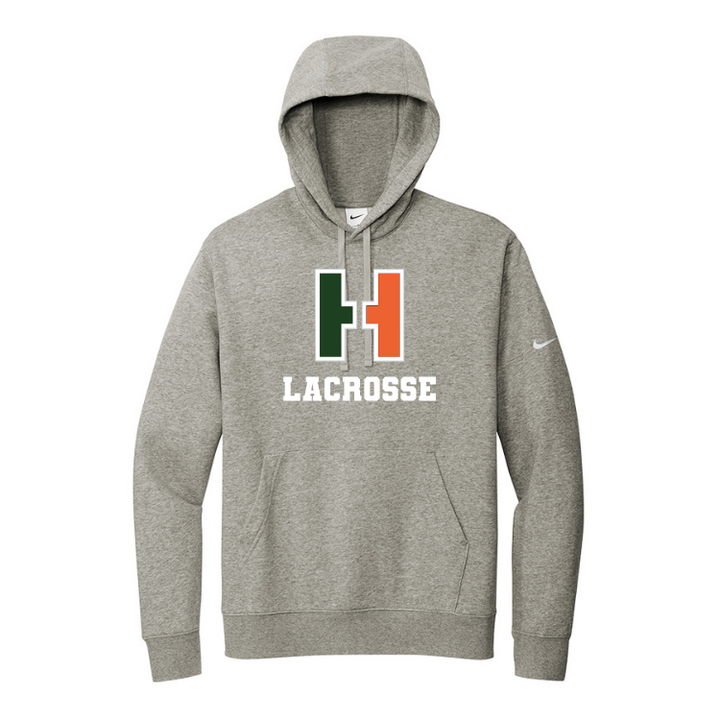 Sudadera con capucha de polar Nike Club de lacrosse para niñas de Hopkinton (NKDR1499)