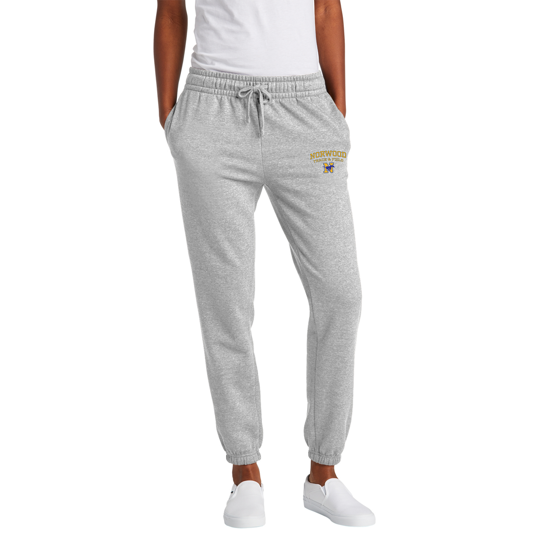 Pantalones deportivos de polar District VIT para mujer de Norwood Track & Field (DT6110)