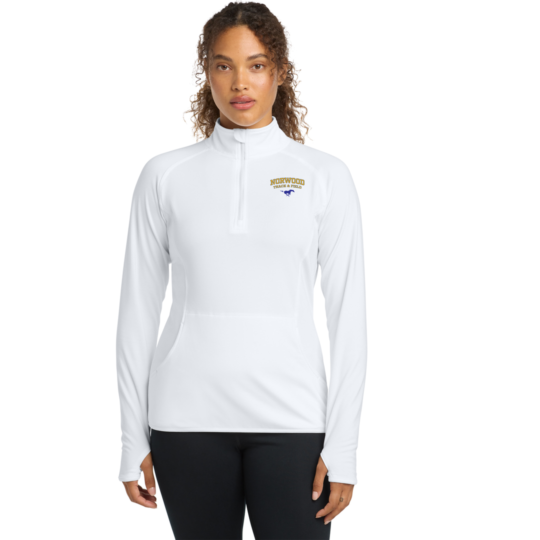 Norwood Track & Field - Women's 1/2 Zip Pullover (LST850)