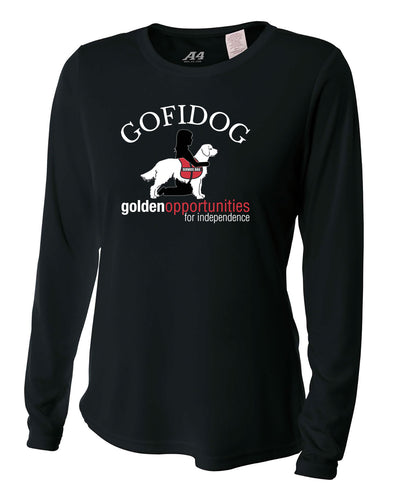 GOFI - Camiseta de manga larga refrescante y de alto rendimiento para mujer (A4NW3002)