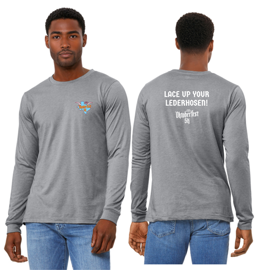 Fort Worth Oktoberfest 5K- Unisex Long Sleeve Tee (BC3501CVC)
