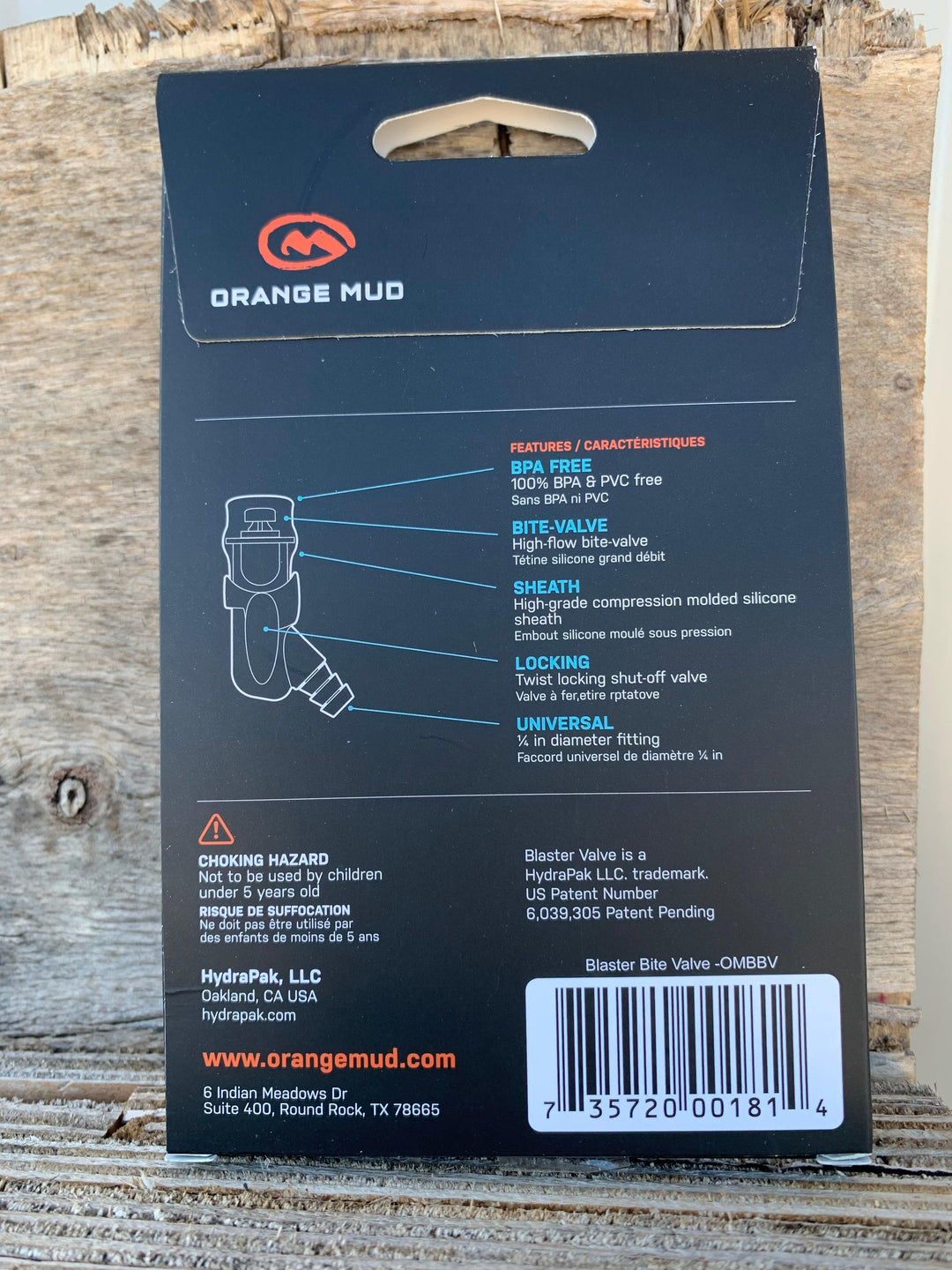 Hydration Pack Blaster Bite Valve