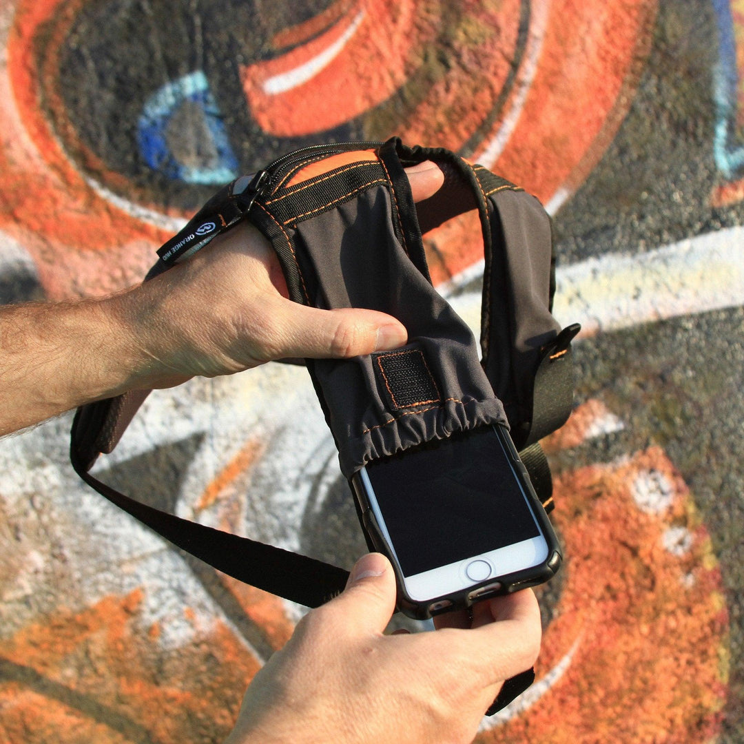Gear Quiver, fits normal size and plus size phones, plus nutrition.