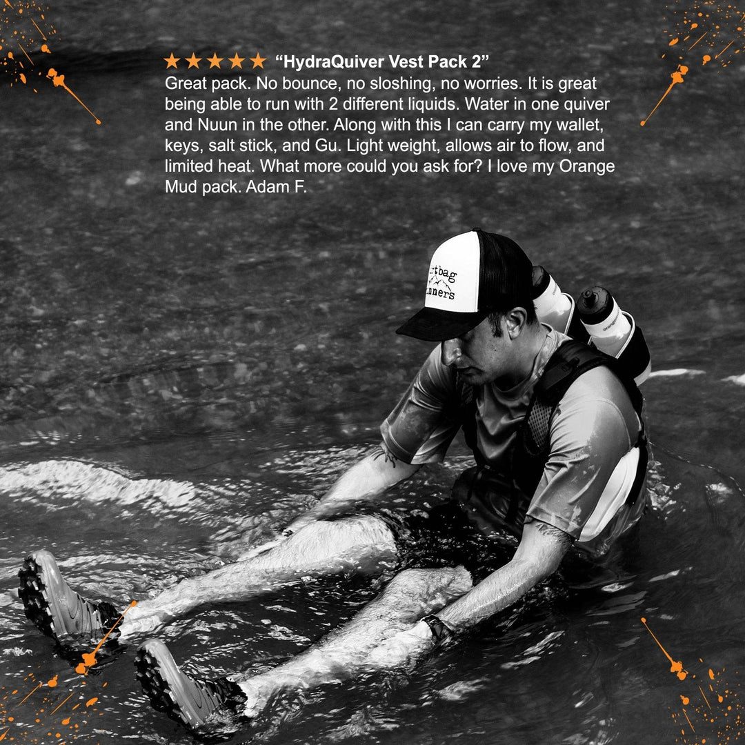 Running Hydration Pack – HydraQuiver Vest Pack 2 (VP2 2.0): Marathon, Ironman & Ultra