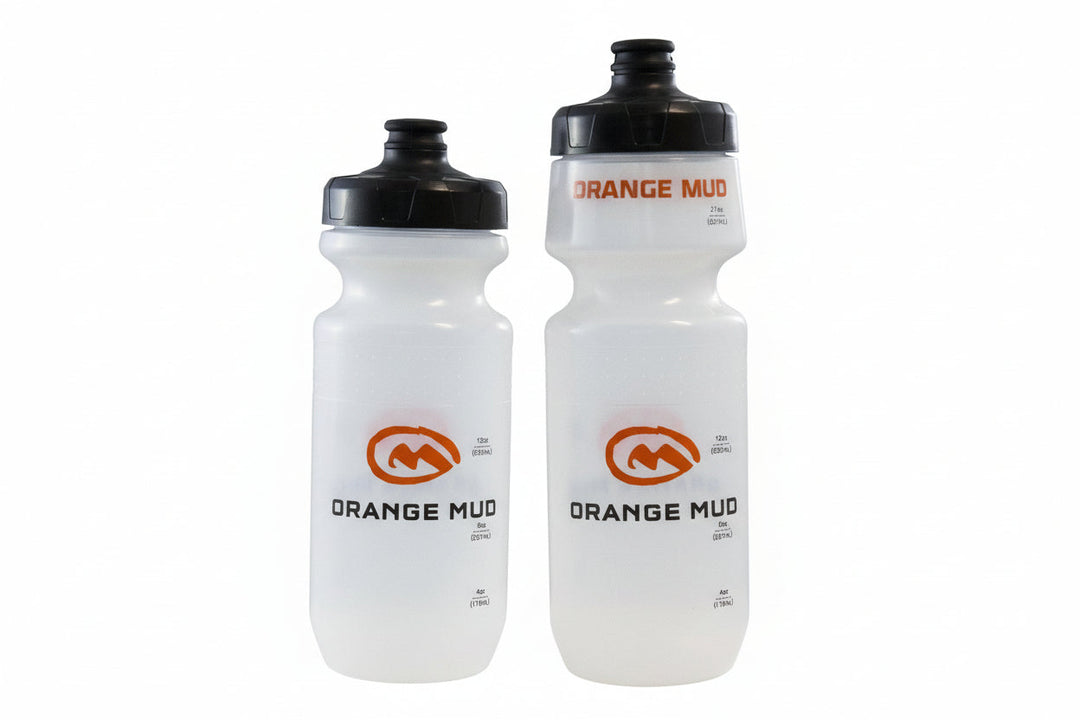 Orange Mud Running Water Bottle