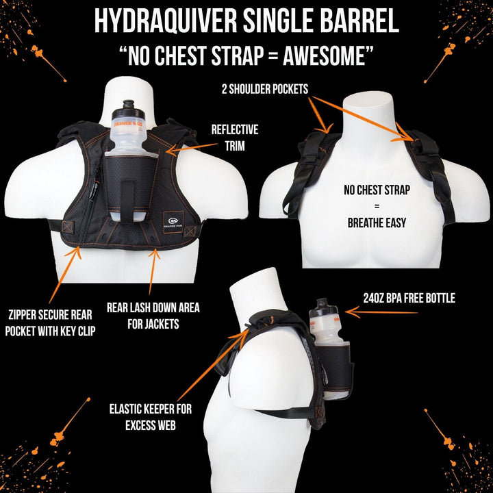 HydraQuiver Single Barrel: Ideal for road running