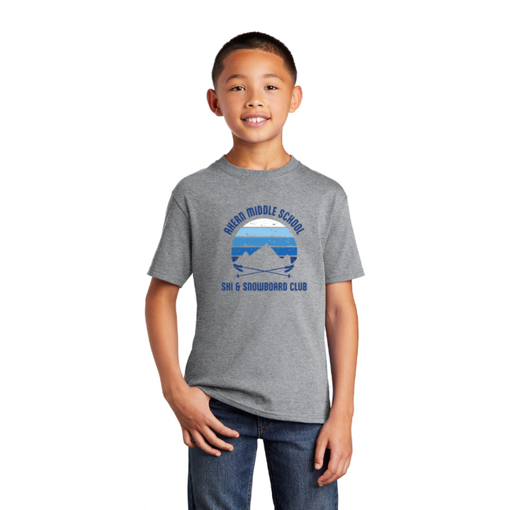 Ahern Ski Club 2025 - Youth Core Cotton Tee (PC54Y)