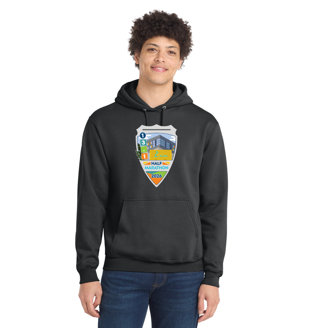 Sudadera con capucha de polar unisex para adultos Crim - Media Maratón (PC78H)