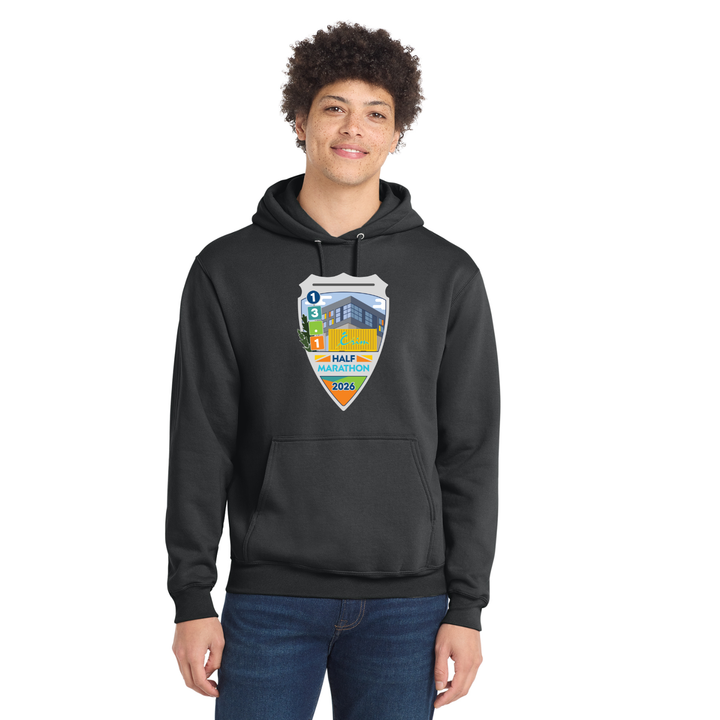 Sudadera con capucha de polar unisex para adultos Crim - Media Maratón (PC78H)
