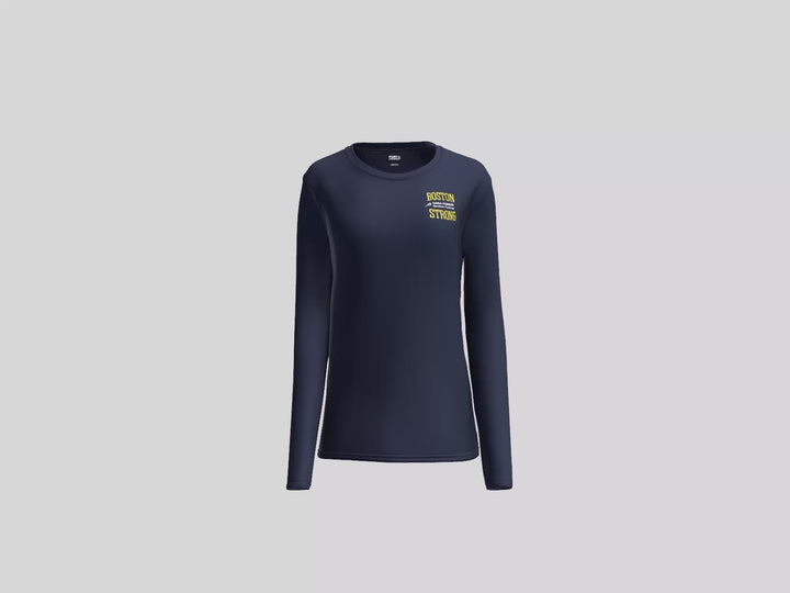 Jessica Dineen Boston Marathon Fundraiser- Women's Long Sleeve Core Cotton Tee (LPC54LS)