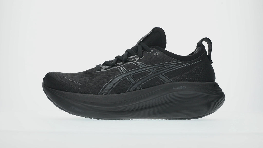 Men's ASICS Gel-Nimbus 27 - Black/Graphite Grey