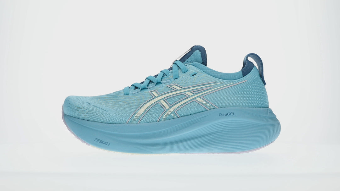 Women's ASICS ASICS Gel-Nimbus 27 - Stillwater/Cream