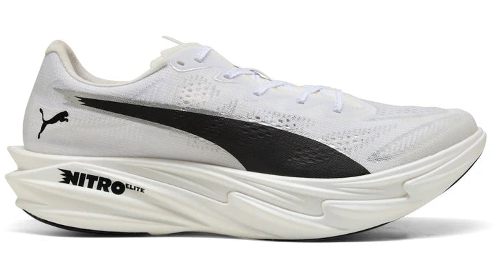 Men's Puma DEVIATE NITRO ELITE 4 - PUMA WHITE-PUMA BLACK