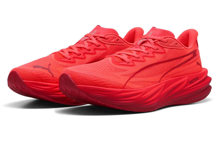 Men's Puma DEVIATE PURE NITRO - ULTRA RED-RED RHYTHM