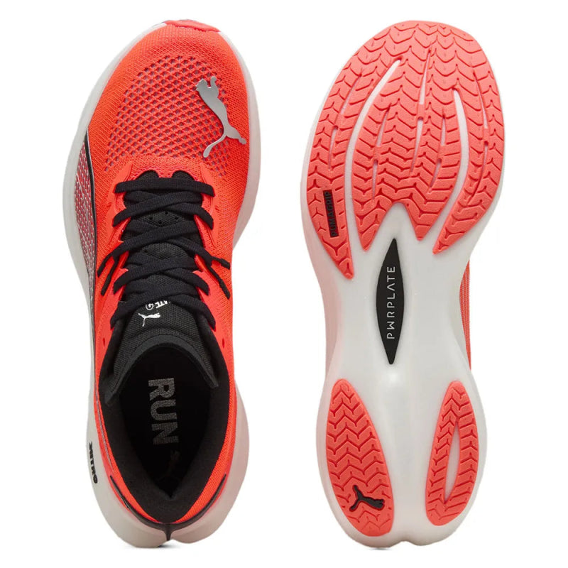 PUMA Mens Deviate Nitro 3 - GLOWING RED-PUMA BLACK