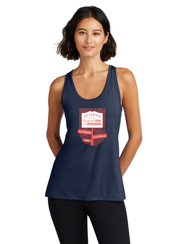 Boston 10k para mujeres - Colección RH - Camiseta de tirantes "Run In" para mujer