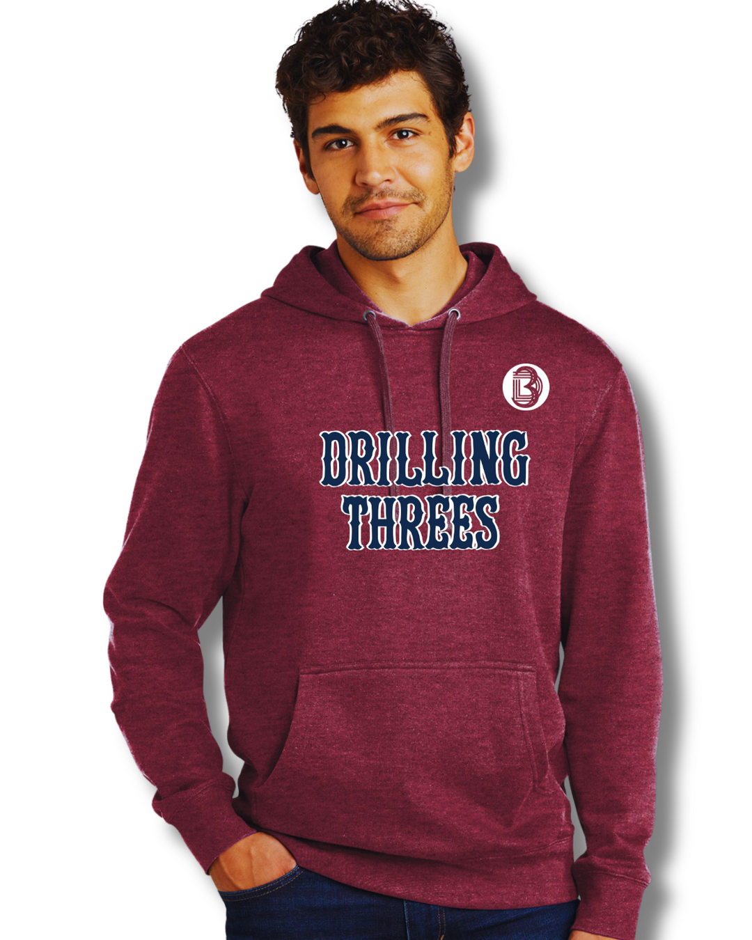 Drilling 3's Red Sox Unisex V.I.T Fleece Hoodie (DT6100)