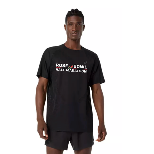 2027 Rose Bowl Half Marathon - ASICS Men's Metarun Short Sleeve Top (2011D510-001) (RB27-02)