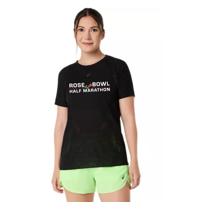 Camiseta de manga corta ASICS Metarun para mujer para la carrera en carretera Falmouth 2024 (2012C976-300) FRR07