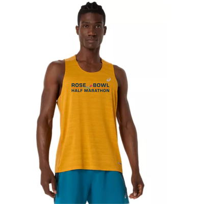 Media Maratón y 5K Rose Bowl 2026 - Camiseta de ciclismo de carretera ASICS Yamabuki para hombre (2011D478) (RB26-14)