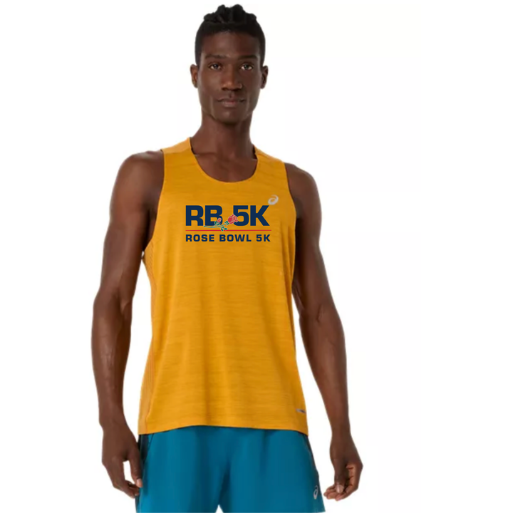 2027 Rose Bowl 5K - ASICS Men's Road Singlet Yamabuki (2011D478) (RB27-19)
