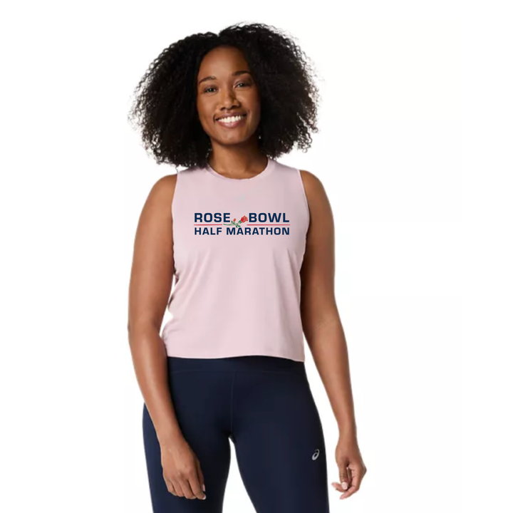 2027 Rose Bowl Half Marathon - ASICS Women's Road Crop Top Morganite (2012D368) (RB27-01)