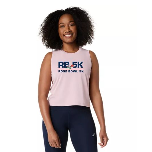 2027 Rose Bowl 5K - ASICS Women's Road Crop Top Morganite (2012D368) (RB27-19)