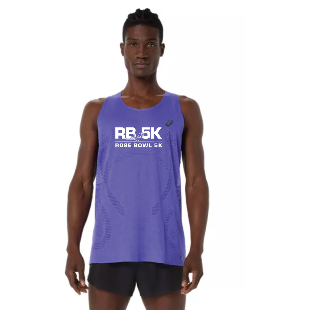 2027 Rose Bowl 5K - ASICS Men's Metarun Singlet (2011D508-400) (RB27-21)